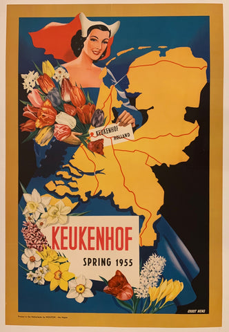 Link to  Keukenhof Travel PosterNetherlands, 1955  Product