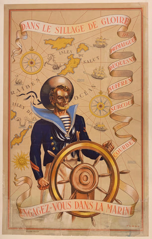 Link to  Engagez-Vous Dans la Marine Posters ✓Monte Carlo, c. 1930  Product