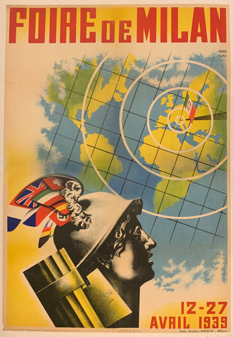 Link to  Foire de Milan Poster ✓Italy, 1939  Product