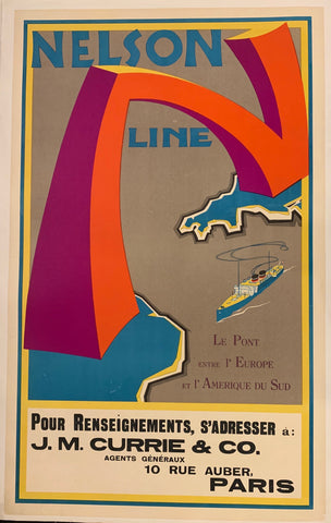 Link to  Nelson Line Poster ✓France, c. 1925  Product