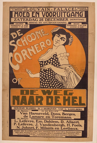 Link to  De Schoone Cornero Poster ✓Belgium, c. 1920  Product