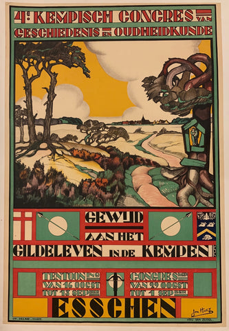 Link to  Kempisch Congres Van Geschiedenis En Oudheidkunde Poster ✓The Netherlands, c. 1930  Product