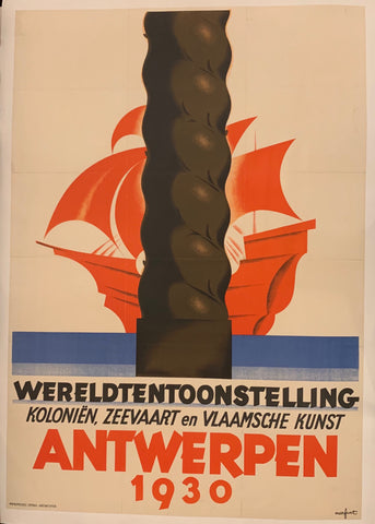 Link to  Wereldtentoonstelling Poster ✓Belgium, 1930  Product