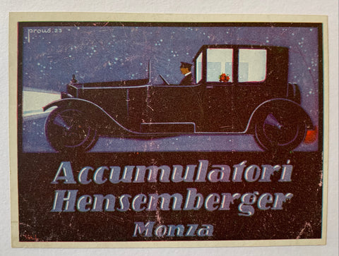 Link to  Hensemberger Monza PosterItaly, 1923  Product
