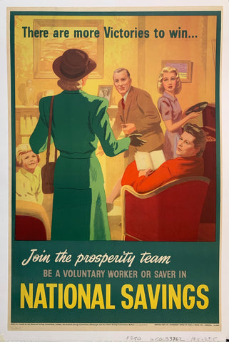 Link to  Join the prosperity team, be a voluntary worker or saver in National SavingsBritain, C. 1945  Product