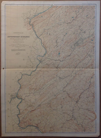 Link to  A Topographical Map of the Southwestern HighlandsU.S.A 1887  Product