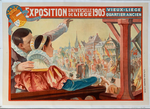 Link to  Exposition Universelle de LiégeBelge Poster, 1905  Product