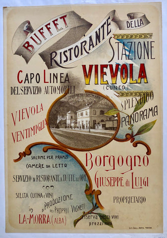 Link to  Buffet Ristorante della Stazione Vievola ✓Italy, C. 1880  Product