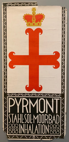 Link to  Pyrmont Stahl-Sol-Moorbad PosterGermany, c. 1910  Product