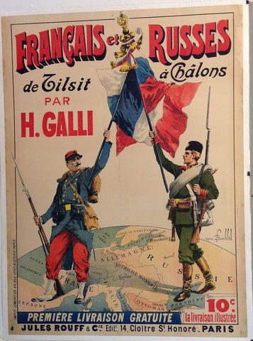 Link to  Francais et Russes de Tilsit a ChalonsFrance, C.1895  Product