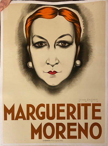 Link to  Marguerite Moreno Vintage PosterFrench Poster, 1925  Product