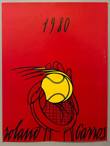 Link to  Valerio Adami Roland Garros Tournament PosterFrance, 1980  Product