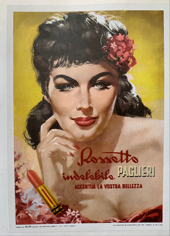 Link to  Paglieri Lipstick PosterItaly, c.1950s  Product