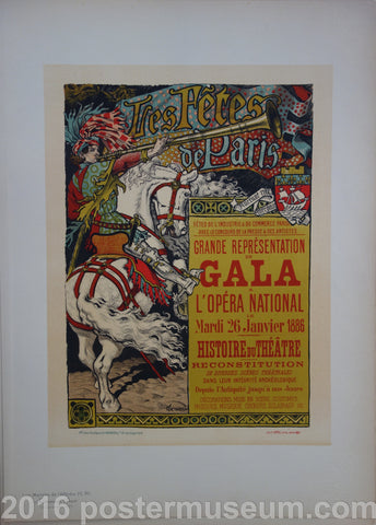 Link to  Fete des ParisMaitre Plate Number 50Eugene Grasset 1897  Product