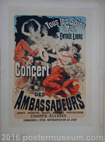 Link to  Des Ambassadeurs Plate Number 165France  1899  Product