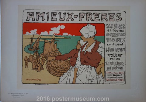 Link to  Amieux-Freres Maitres Plate 183France  1899  Product