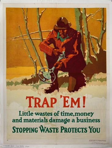 Link to  Trap 'Em Mather Poster ✓Mather Poster, 1928  Product