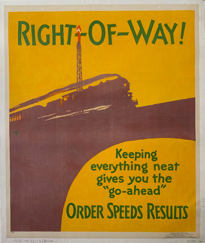 Link to  Right Of Way Mather Poster ✓Mather Poster, 1929  Product