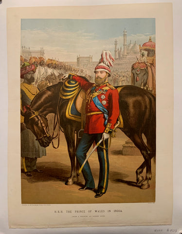 Link to  The Prince of Wales in India PosterEngland, c. 1890  Product