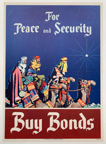 Link to  For Peace and Security. Buy Bonds.USA, 1944  Product