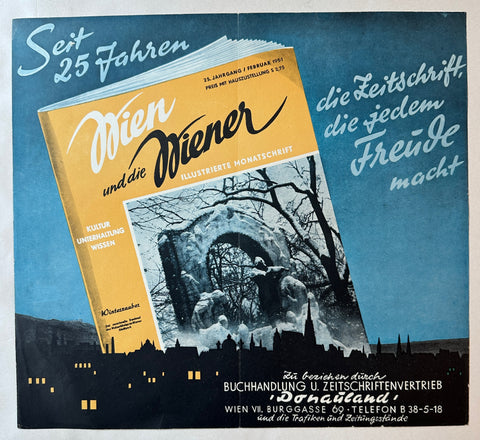 Link to  Wien und die Wiener PosterAustria, c. 1960  Product