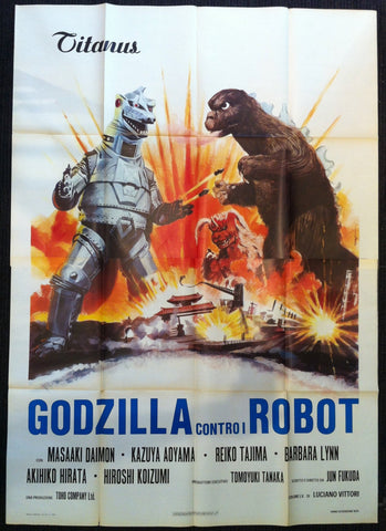Godzilla Contro i Robot Film Poster