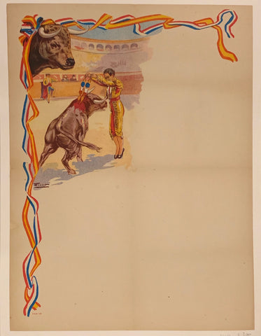 Link to  Mini Bullfight Poster ✓Spain, c. 1950  Product