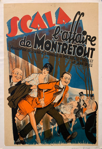 Link to  Scala l'Affaire de Montretout PosterFrance, c. 1925  Product