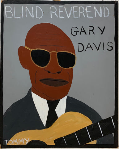 Link to  Blind Reverend Gary Davis #104 Tommy Cheng PaintingU.S.A, 1995  Product