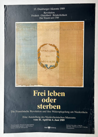 Link to  Frei leben oder sterben PosterGermany, 1989  Product