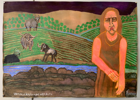 Link to  Paul Kohn 'Women in Landscape with Bulls' #190U.S.A., 2019  Product