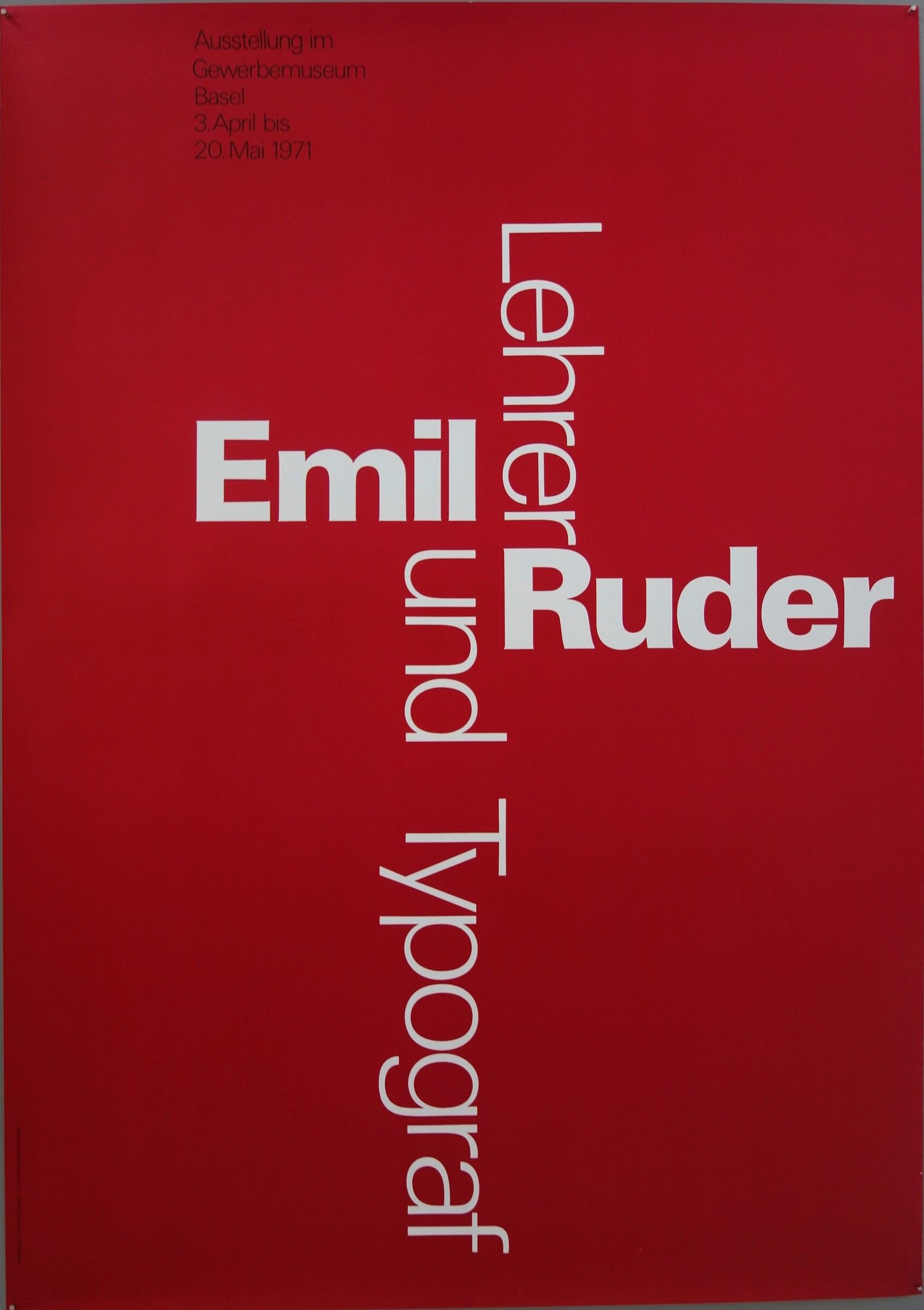 Emil Ruder – Poster Museum