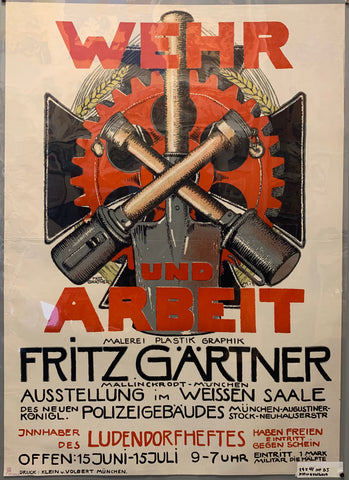 Link to  Fritz Gartner Exhibition PosterGermany, 1918  Product