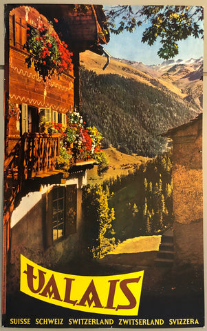Link to  Valais PosterSwitzerland, 1959  Product