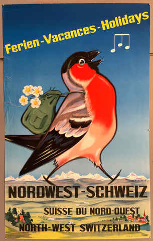 Link to  Nordwest-Schweiz PosterSwitzerland, c. 1950  Product
