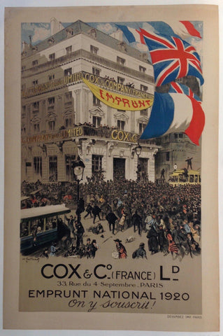 Link to  Cox & Co (France) Ld -- Emprunt National 1920 11920  Product
