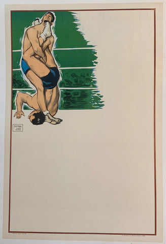 Link to  Wrestlers GrapplingFrance C. 1960  Product