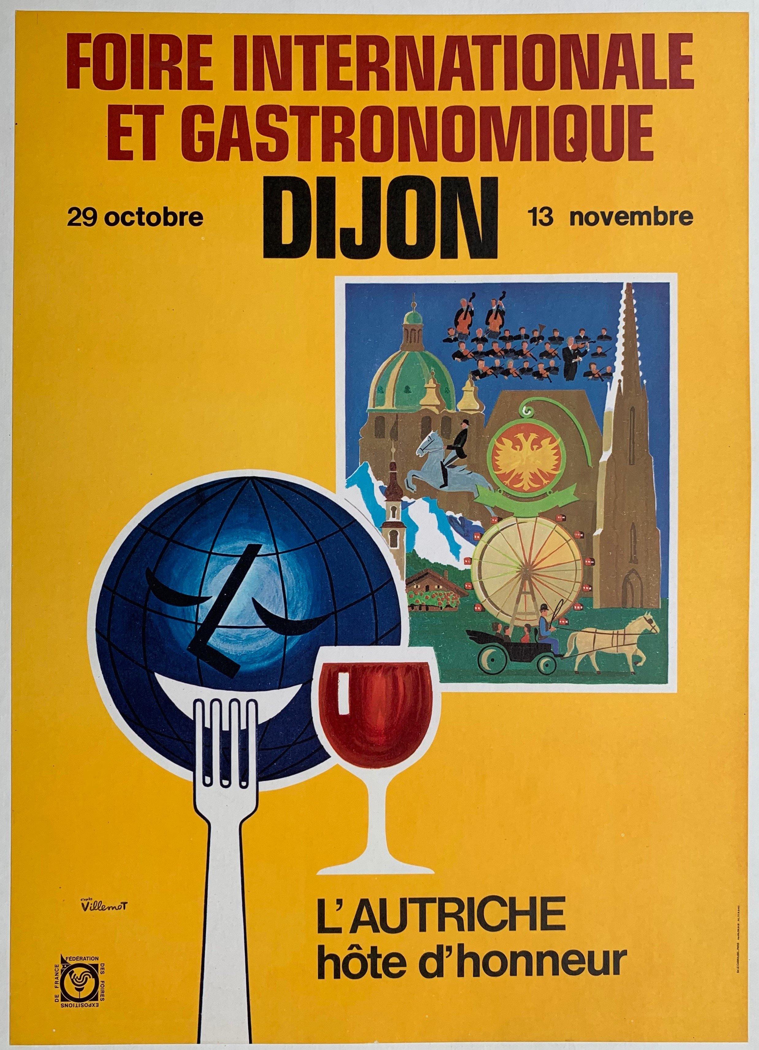 Foire Internationale Et Gastronomique Dijon - Poster Museum