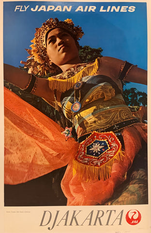 Link to  Japan Air Lines Djakarta Travel Poster ✓Japan, c. 1960s  Product