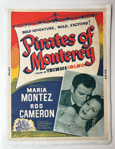 Link to  Pirates of Monterey Film PosterUSA, 1943  Product