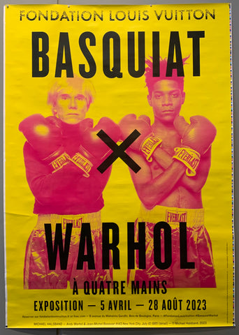 Link to  Basquiat x Warhol - Á Quatre Mains poster2023  Product