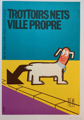 Link to  Trottoirs Nets Ville PropreFrance, C. 1970  Product