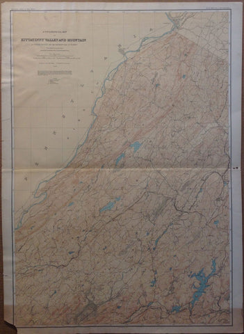 Link to  A Topographical Map of Kittatinny Valley and MountainU.S.A 1887  Product