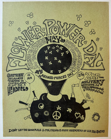 Link to  Flower Power Day Poster, BeigeUSA, 1967  Product