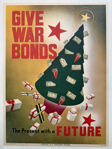 Link to  Give War Bonds, The Present with a FutureUSA, 1944  Product