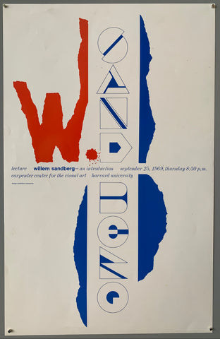 Link to  Willem Sandberg Lecture PosterU.S.A., 1969  Product