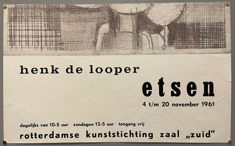 Link to  Henk de Looper Etsen PosterThe Netherlands, 1961  Product