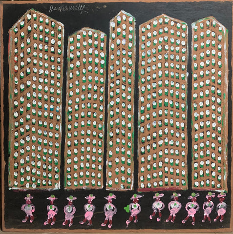Link to  Apartments With Pink Ladies #14, Jimmie Lee Sudduth PaintingU.S.A, c. 1995  Product