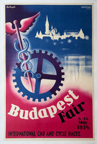 Link to  Budapest Fair 1934 PosterHungary, 1934  Product