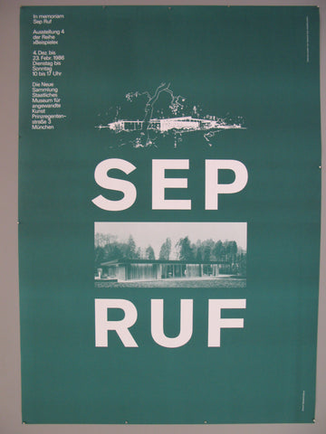 Link to  Sep Ruf PosterGermany, 1986  Product